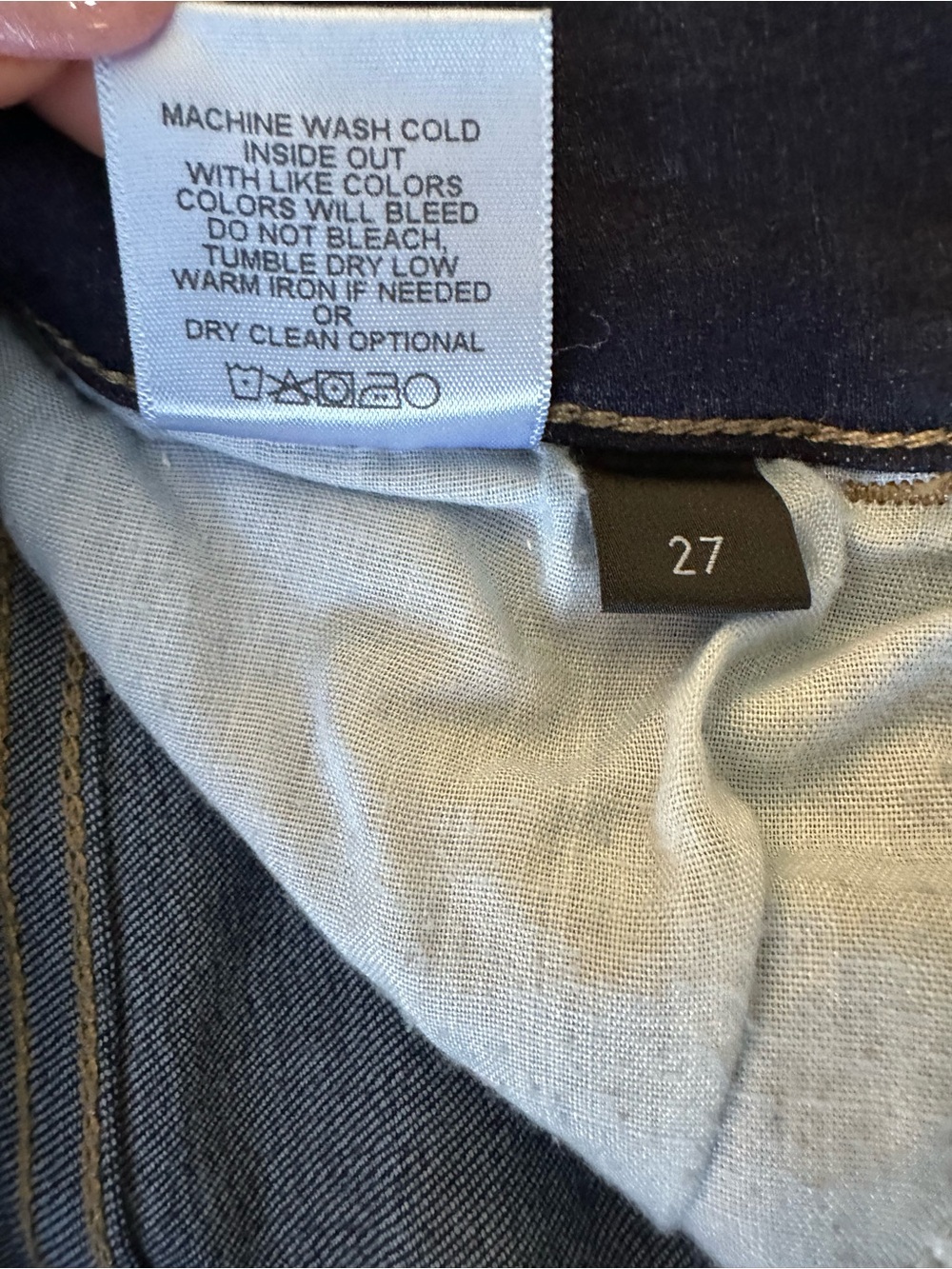 Flying Monkey Women's Dark Indigo High-Rise Skinny Jeggings - Picture 8 of 12